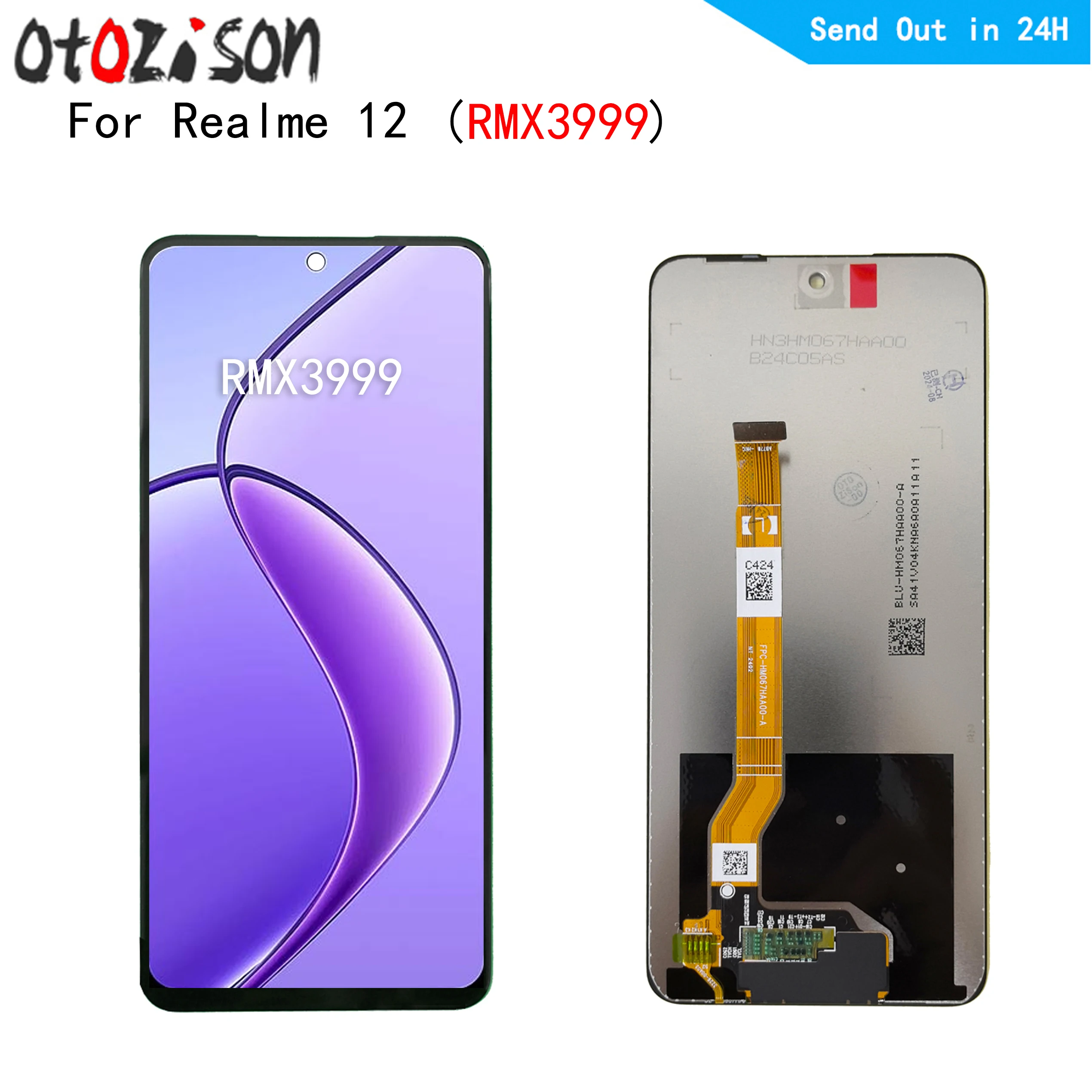 For Realme 12 LCD Screen For Oppo Realme 12 12X 12+ 12Pro 12Pro+