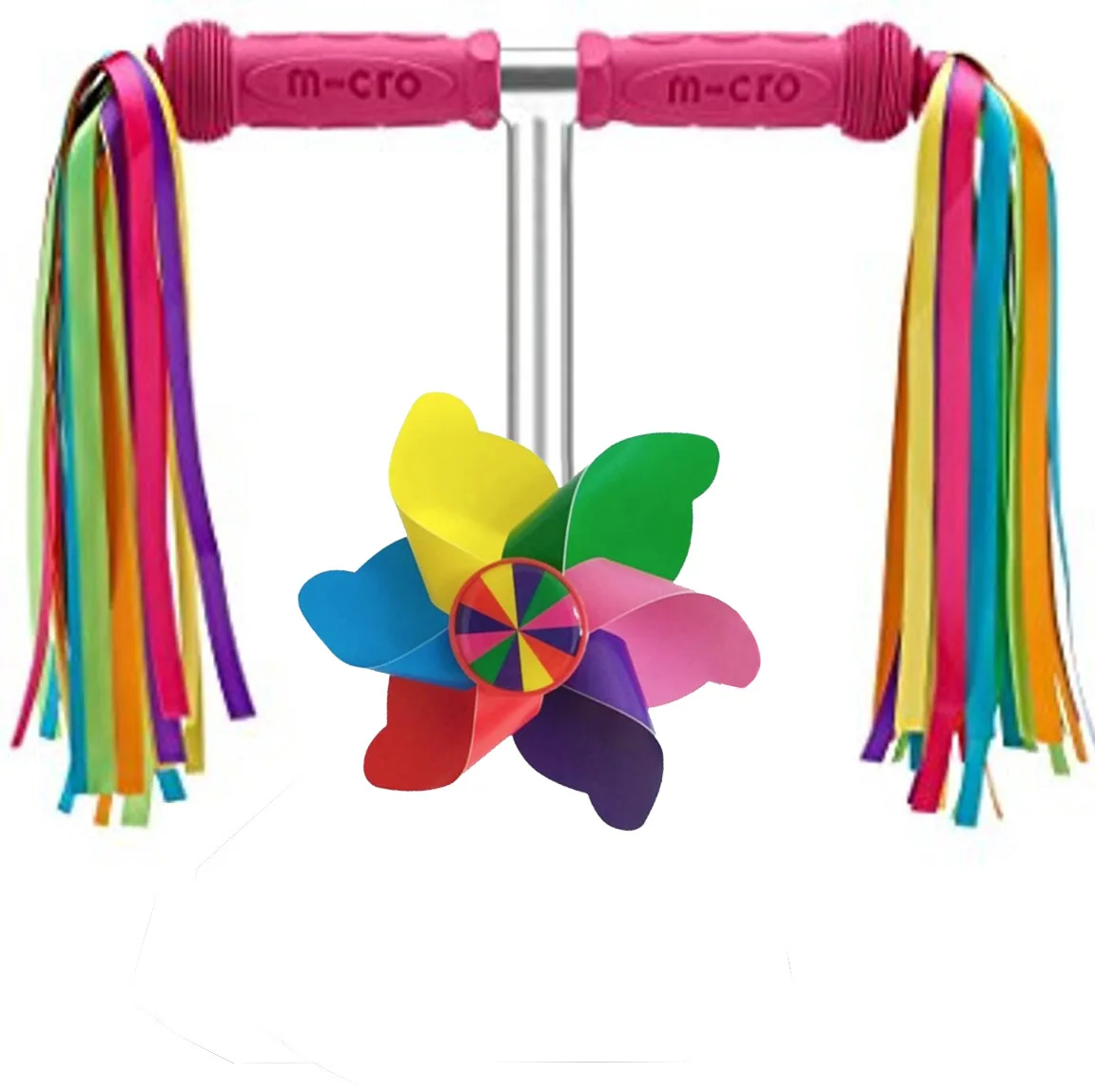 Kids Bike Decor Ribbon Outdoor Cycling Scooter Bicycle Handlebar Colorful Tassels Bike Accessory 2pcs