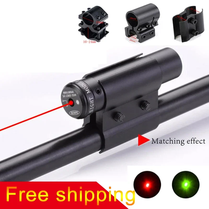 Red/Green Dot Laser Sight Scope Laser With Mount For Pistol Picatinny Rail And Rifle Tactical For Airsoft Hunting Shooting
