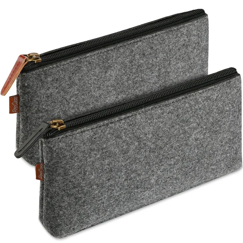 

Black Felt Pen Sleeve Pen Protective Cover Large Capacity School Case Children's Stationery Storage Bag School Supplies