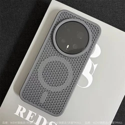 Enhanced Cooling Magnetic Case with Honeycomb Mesh - Shockproof Protective Cover - Honor Magic8 Pro (GRAY)