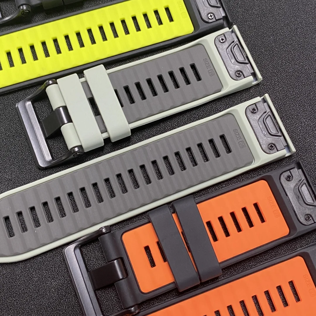 QuickFit Dual-Color Silicone Band - Sleek and Versatile