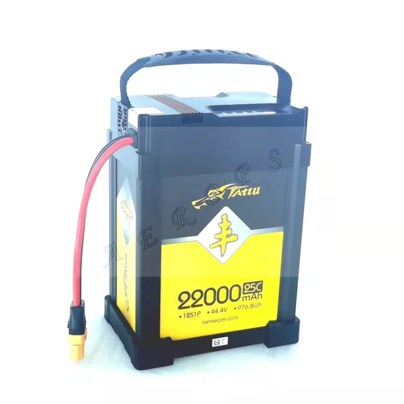 AEROPS 2022 Новый TATTU 44 4 V 22000mAh 25C 12S литиевая полимерная аккумуляторная батарея Lipo для