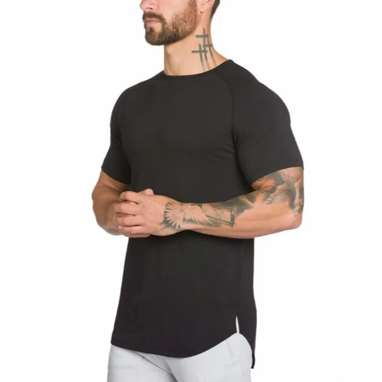 

BS 2023 Men Vest Sports Quick-dry T Shirt Mens Fashion Short Sleeve Solid T-Shirt Gym Clothing Running Slim Fit Fitness Tees Top