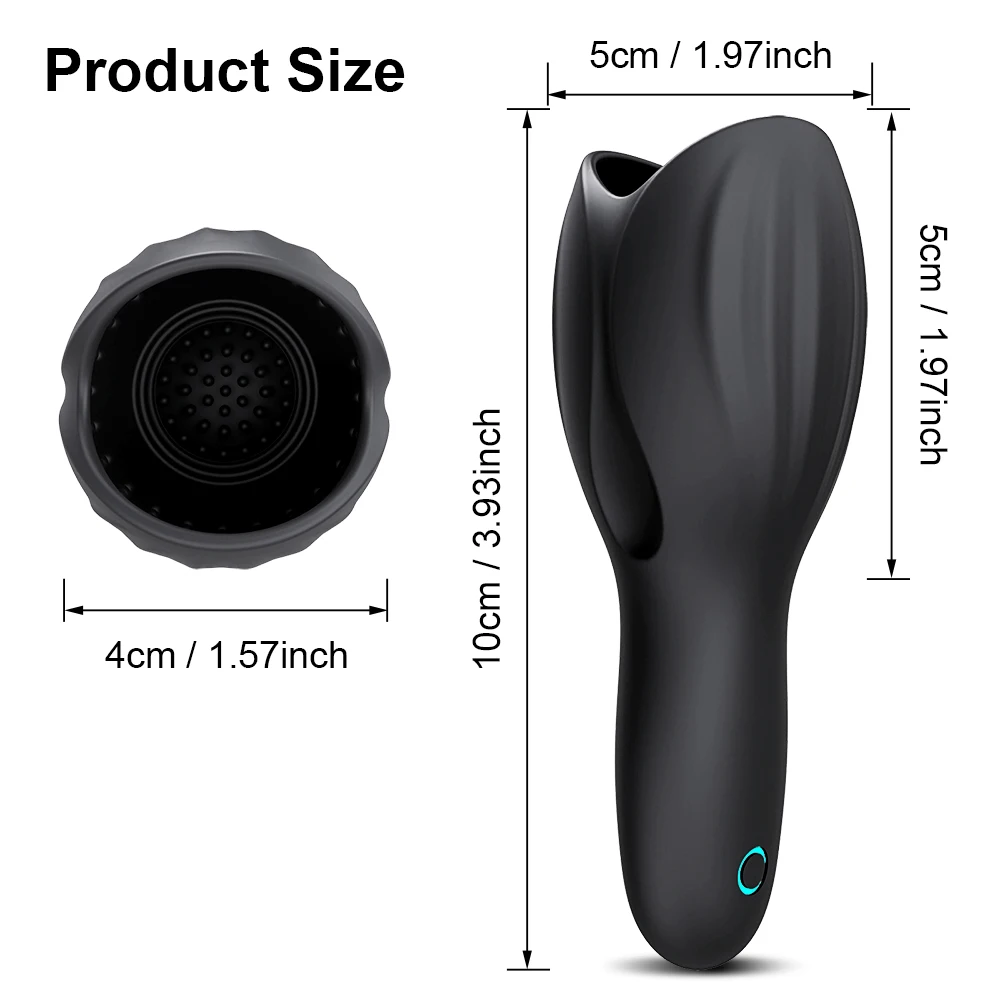 Male Vibrating Glans Trainer Penis Massager for Men Masturbation Goods Glans Exerciser Adult Goods Sex Toy for Men male sex toys