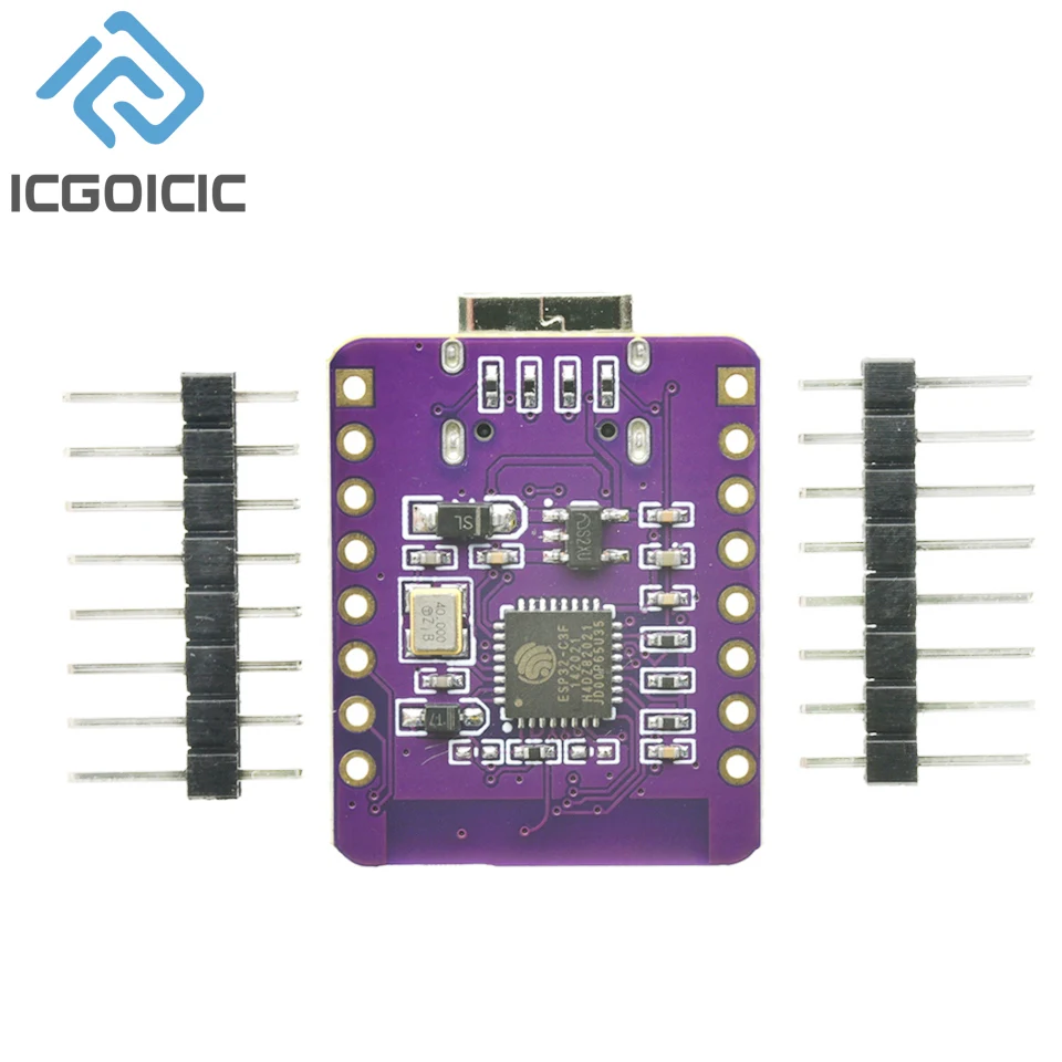 รูปสินค้า บอร์ดพัฒนา OLED ขนาด 0.42 นิ้วสำหรับ ESP32-C3 พร้อมโมดูล WiFi BT และเสาอากาศเซรามิก