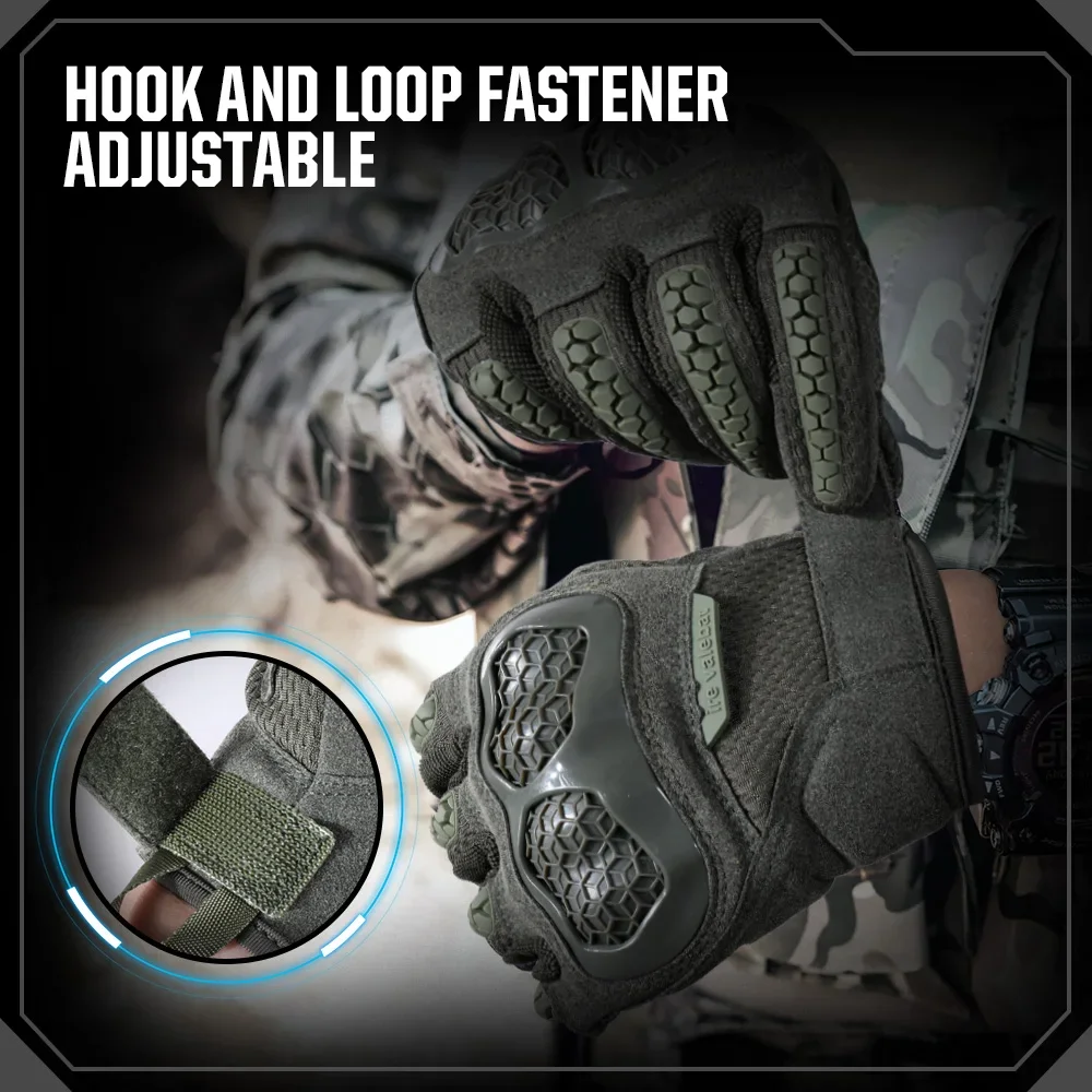 Tactical Gloves Outdoor Touch Screen Sports Hiking Camping Hunting Army Military Shooting Cycling Bike Anti-skid Protective Gear