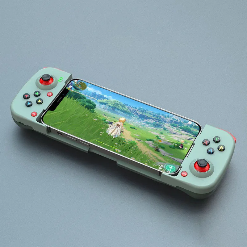 Wireless Bluetooth 5.0 Stretchable Gamepad with Retractable Joystick for Smartphones and Consoles
