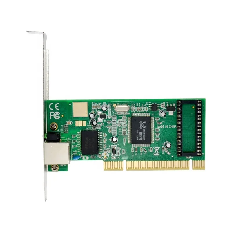 PCI to 10/100 / 1000M Gigabit Ethernet network card PCI desktop Gigabit network card RTL8169SC chipset - 2