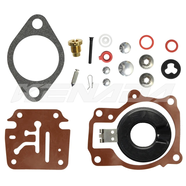 Kit Riparazione Carburatore Per Fuoribordo Johnson/Evinrude 18-75HP - Modello 396701 - Foto 4