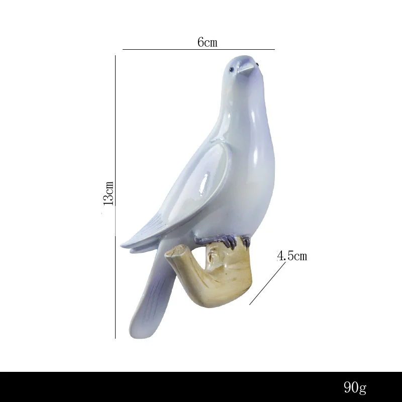 Sterke kleefhaak aan de muur, creatieve deurhaak, niet-perforerende hars, dierendecoratie, muur_voghion.com