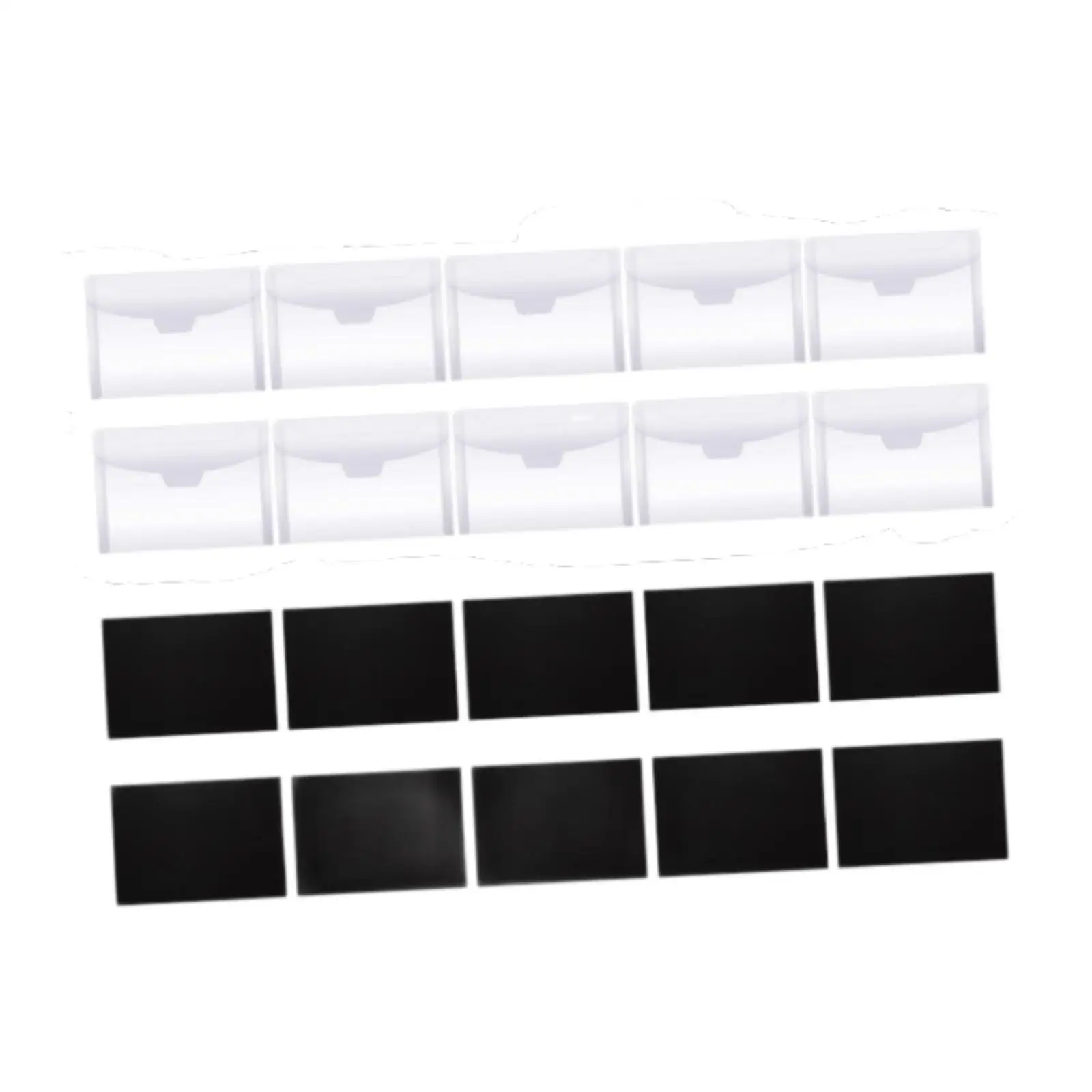 Magnet Sheets Folder Bags Set Stamps Organizer High Transparency Template Stickers Cover for Paintings Storage Cutting Dies