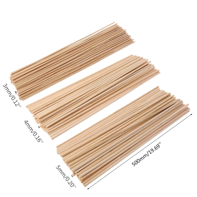 50Db Fából Készült Növények Termesztése Támogató Bambuszpálcák Kerti Virágtartótámogató Bot Nád Diy Építési Modell Anyagok - Image 6
