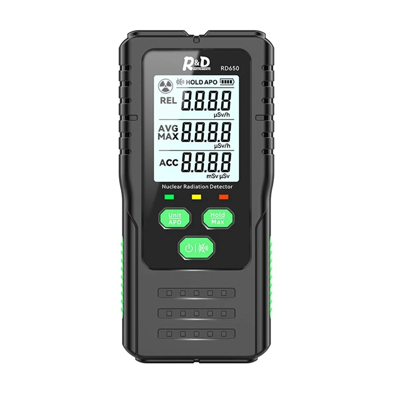 

RD650 Geiger Counter Nuclear Radiation Detector X-Ray Γ-Ray Β-Ray Radioactivity Tester Detector Personal Dosimeter Durable
