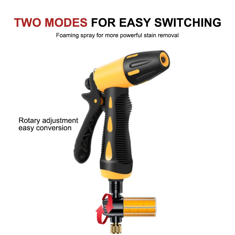 SEAMETAL Garden Water Gun Hose Nozzle Kit 3 Pattern Mutifunctional Household Car Washing Yard Water Sprayer Sprinkle Tools water gun