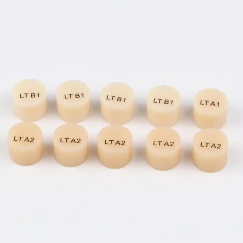 10pcs Dental Press Ingots For Dental Press System Ips E.max Press