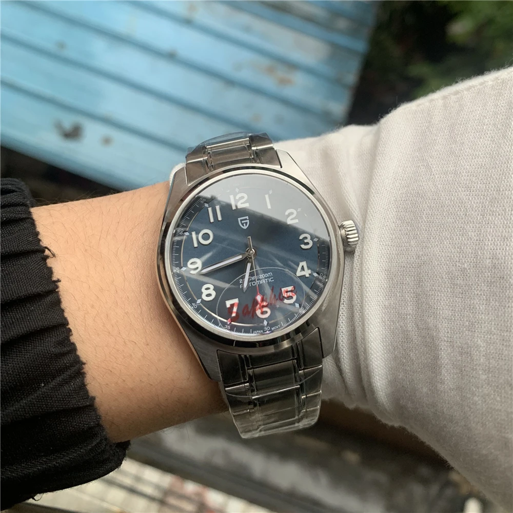 2022 New 38MM PAGANI Design Top Brand Men's Pilot Automatic Mechanical Watches Nh35A Sapphire waterproof 200m Relogio Masculino