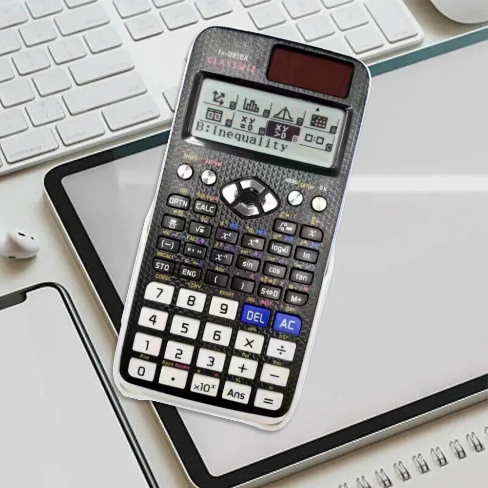 Description Picture 6 of item991EX Scientific Calculator Original Digital Large Display 696 Functions For High School University Solar Scientific Calculator