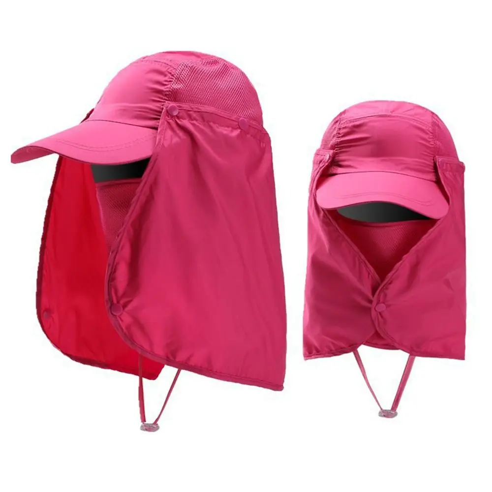 Summer Fishing Sun Hat Baseball Cap Outdoor Neck Face UV Sun Protection Sunshade Hat Adjustable Breathable Fisherman Cap