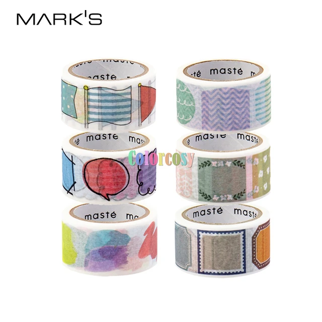 Maste Perforated Washi Tape for Diary Girly Date