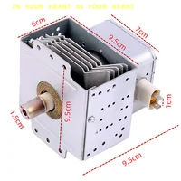 Magnetron pour four à micro-ondes 2M219J, compatible avec les pièces de four à micro-ondes Midea 519J, pièces de rechange 100% originales, accessoires 6