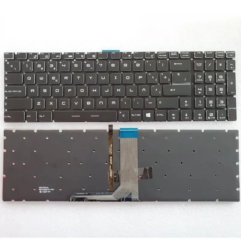 US Laptop Keyboard for MSI MS-16J1 16J5 16J7 16J8 16JB 16H7 16U7