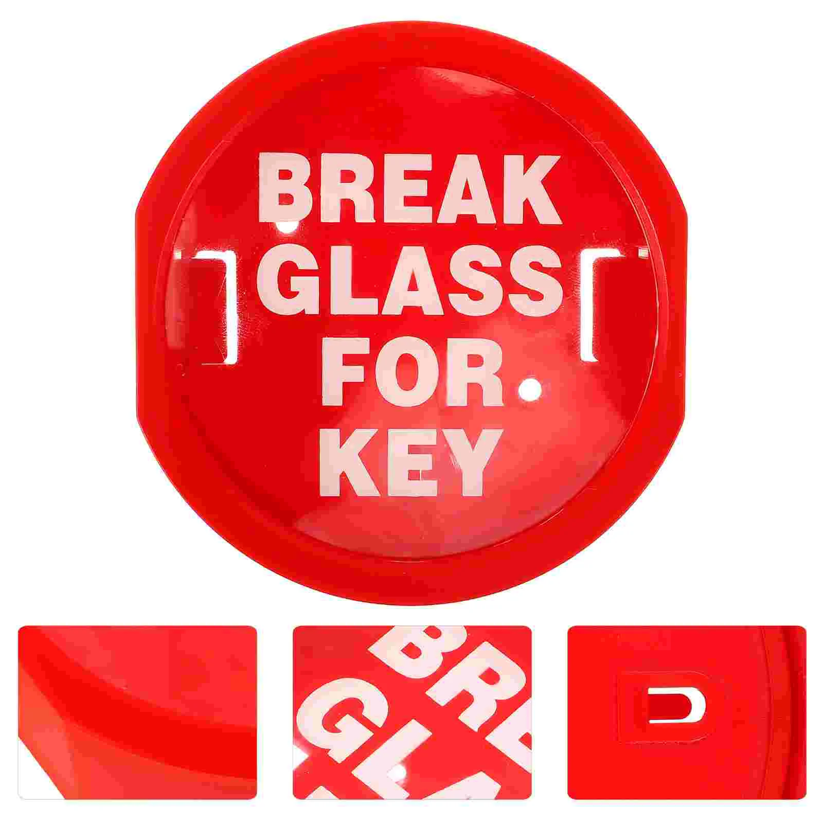Fire Key Box Emergency Door Lock Boxes Locker Wall Hanging for Keys Plastic Holder Glass Break Baby