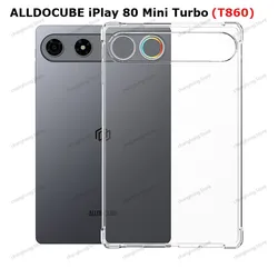 Soft TPU Shockproof Tablet Protective Case Cover Shell for IPlay80 Mini Turbo (Clear)