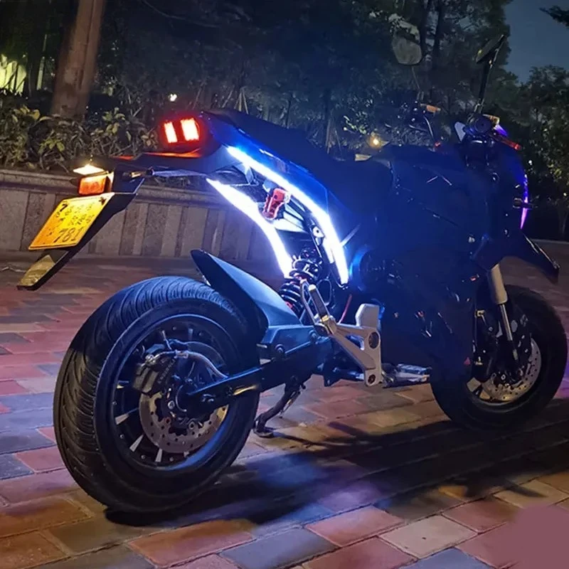 ไฟเลี้ยว LED 2 ชิ้น สำหรับรถจักรยานยนต์ ประหยัดพลังงาน กันน้ำ IP67