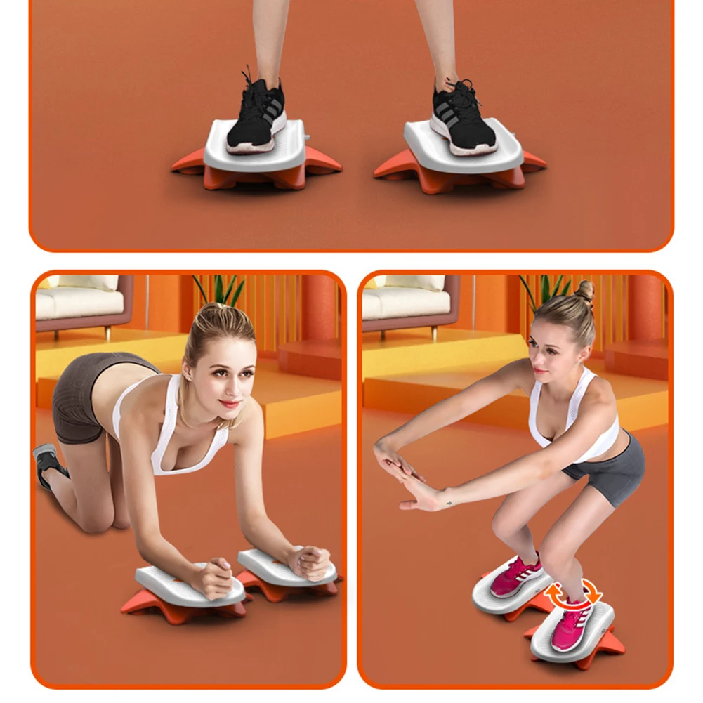 Disque Twister Torsion De Taille Double Base - Capacité 150 Kg - Espacement Réglable 55-75 Cm - Avec Minuterie Et Bandes De Résistance