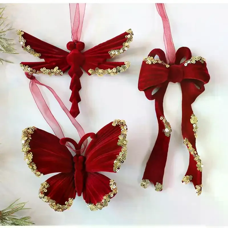 Exquisite Elk & Snowflake Wreath Hanging Pendant for Christmas Tree, Perfect for Home Décor and New Year Gift