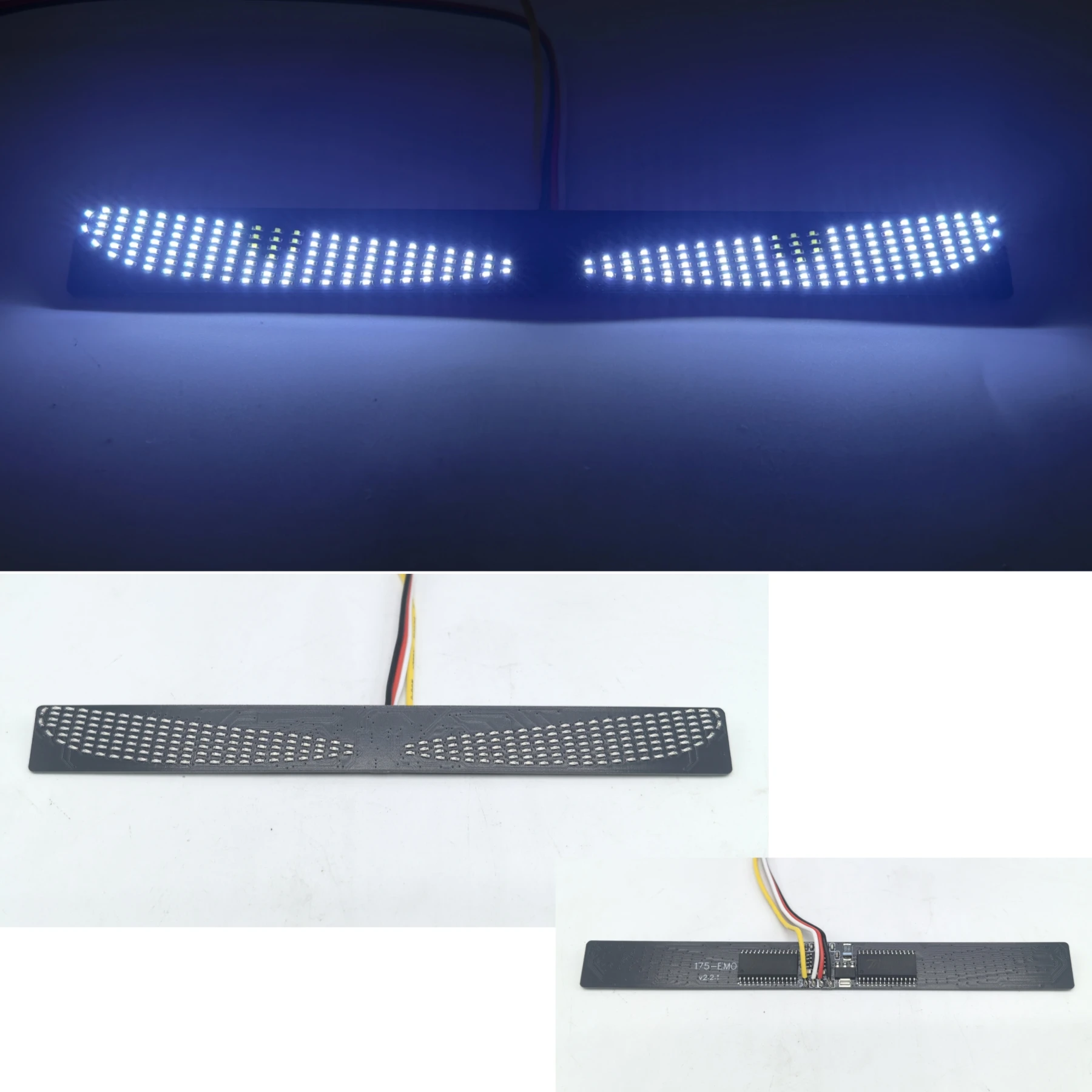 LED Demon Eye Light for Tamiya 1/14 RC Truck Tractor Scania 770s 56379 Front Decorate Light for 1:10 RC Crawlers Cars DIY Parts 