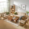 Wooden Fluted Lift Top Coffee Table with Hidden Compartment, Modern Rectangle Center Tables with Adjustable Storage Shelf, Lift 5