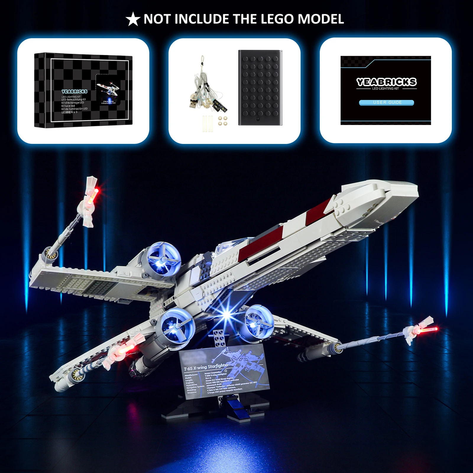 

LED Light Kit for 75355 Building Blocks Set (NOT Include the Model) Bricks Toys for Children
