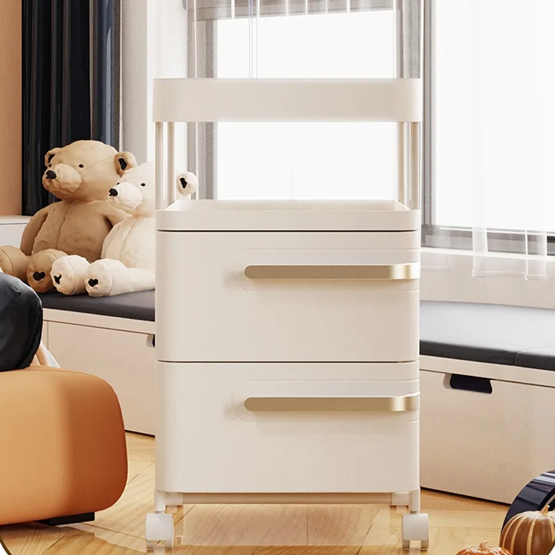

Drawer Chest, Home Office File Storage Cabinet, Room Storage Trolley, Multi-layer Bedside Storage Cabinet ,Installation Free