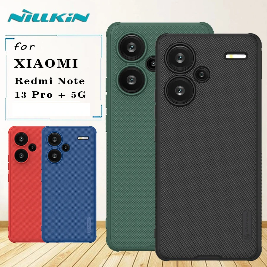 Для Xiaomi Redmi Note 13 Pro Plus 5G Case Nillkin Super Frosted Pro Shield Противоударная задняя крышка