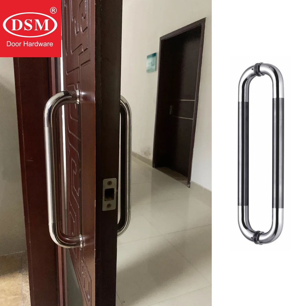 

300mm Entrance Door Pull Handle Made Of Polished SUS304 Stainless Steel for Wooden/Glass/Metal doors PA-127