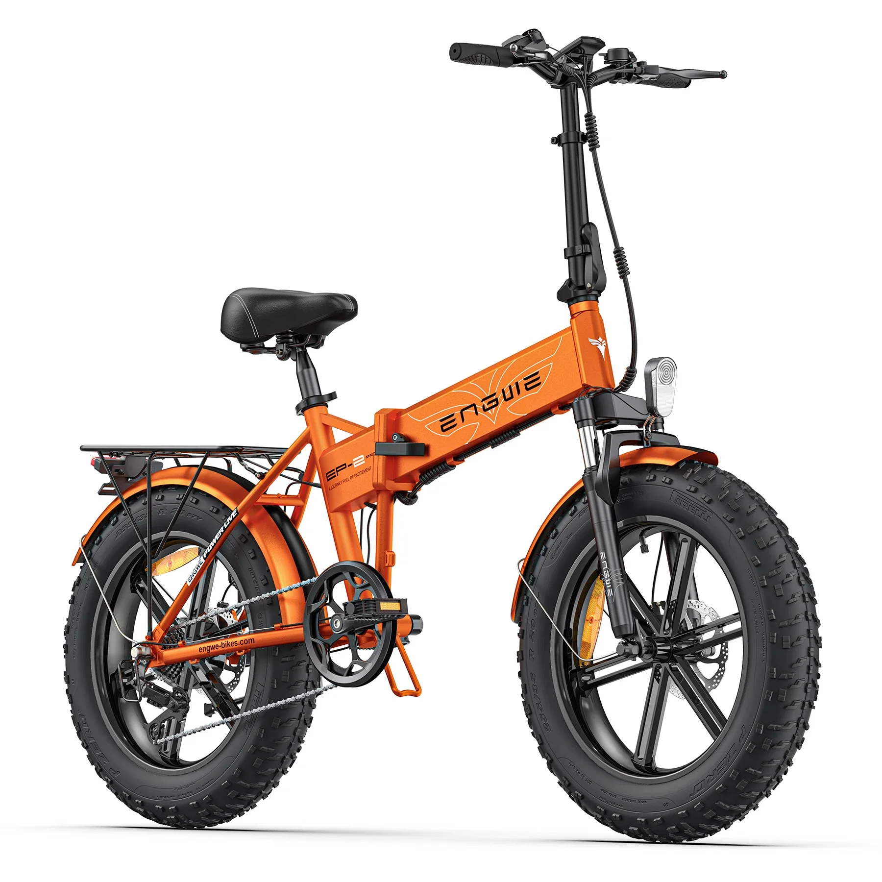 ENGWE EP-2 Pro folding electric bicycle 20-inch fat tire 750W motor 48V 13Ah battery 35 km/h maximum speed 100 km range electric bike electric bicycle