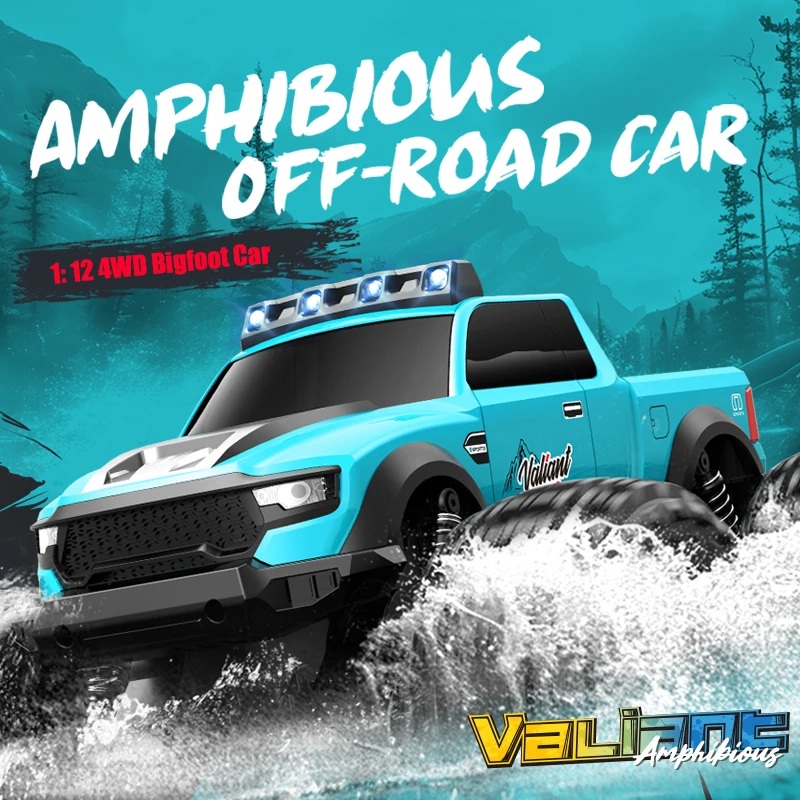 New C8816 Amphibious RC Car 4WD Off-Road Climbing Monster Truck