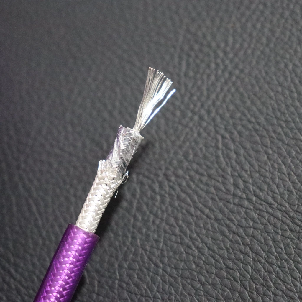 Van Den Hul Bulk Audio Cable It65G Cavo Coassiale Silver Interconnect Wire Per Hifi Cd Playe Amplifier Line Od 8Mm Linea Flessibile