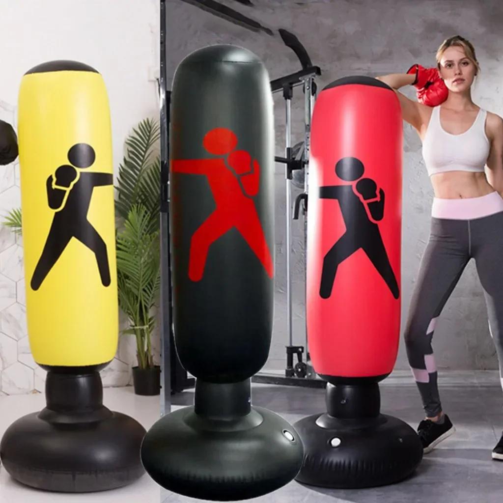 

1.6m Inflatable Boxing Column Boxing Tumbler PVC Inflatable Ballon Children's Strength Training Toys Kids Favor Birthday Gifts