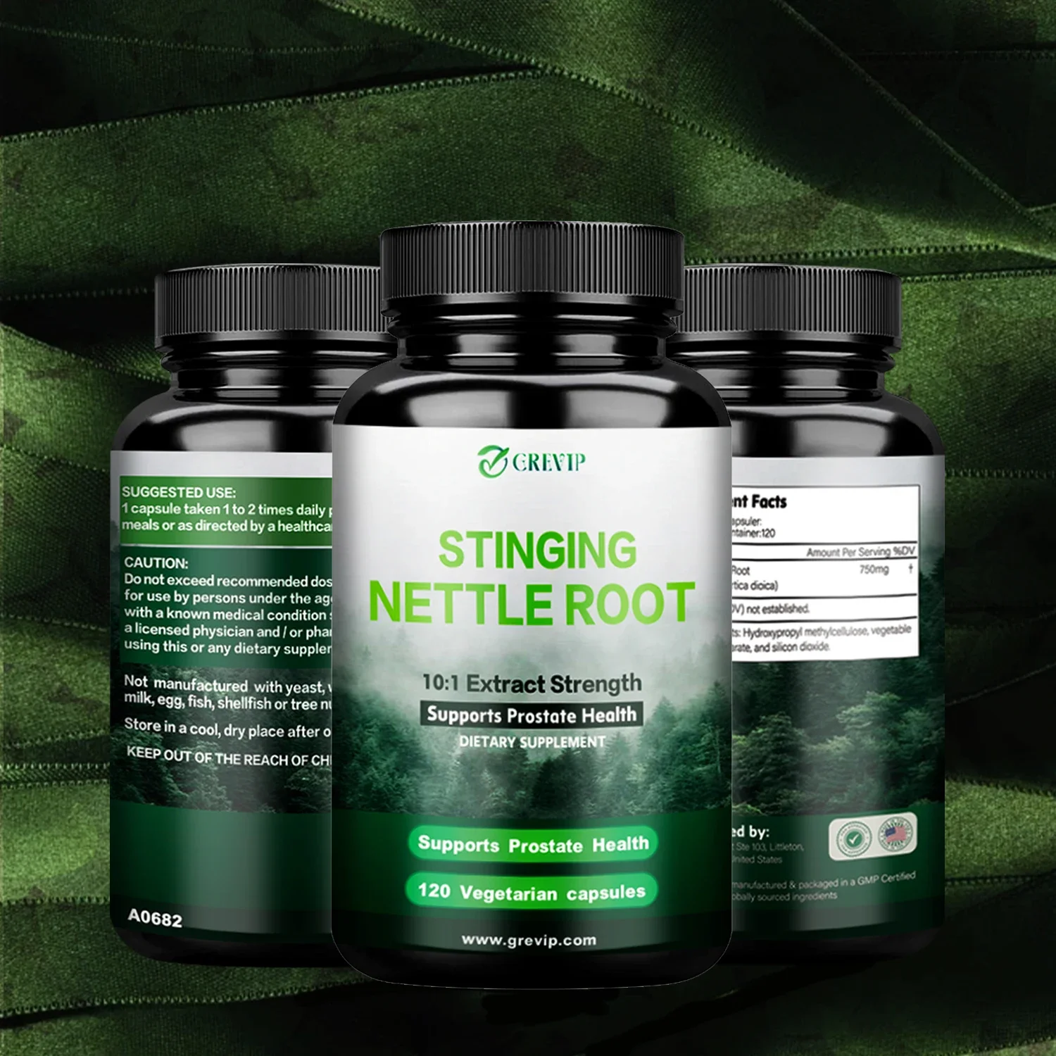 Stinging Nettle Root Extract Capsules-Promotes Prostate Health, Urinary Tract Support-Non-GMO, Gluten Free