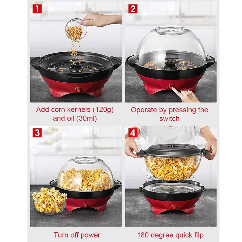 GreenLife Electric Air Popcorn Popper