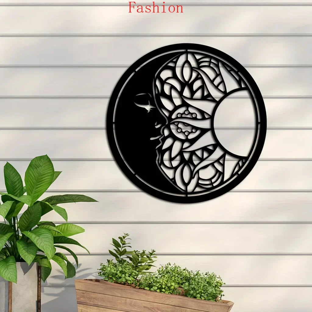 

Metal Sun Moon Art Wall Decor Sun Moon Metal Decor Metal Sun Moon Class Signs Iron Wall Hanging Decoration Wall Decoration