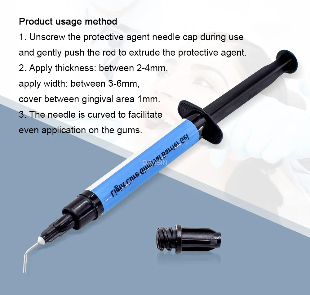 Dental Composite Light Curing Gingival Barrier /Dental Gum Dam Gum Protector Gel 3ML Professional Protective agent