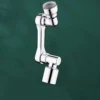New Universal Rotation Extender Faucet Aerator Plastic Splash Filter Kitchen Tap Washbasin Faucets Bubbler Nozzle Robotic Arm 4