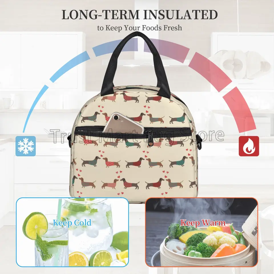 Borsa termica per il pranzo da uomo - Perfetta per i viaggi - Italia