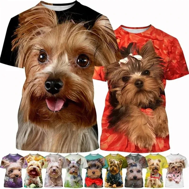 

Summer Casual Men Women T Shirt Cute Dog Animel 3D Printed T-shirt O Neck Short Sleeve Tops Tees High Quality Male Clothing