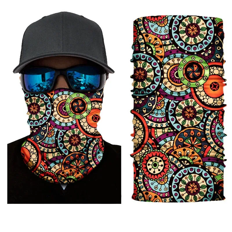 

3D Multifunction Men Seamless Ski Motorcycle Bandana Neck Warmer Outdoor Cycling Scarf Windproof Face Mask Women