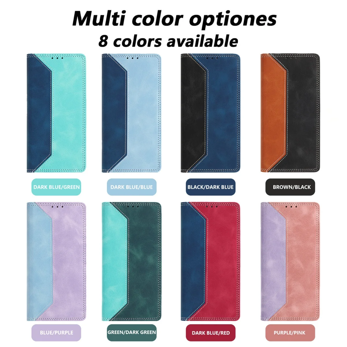 Premium Wallet Magnetic Flip Leather Phone Case Cover